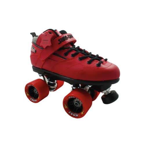 Sure Grip International Rebel Zoom Speed Roller Skates 2013, Red, swatch