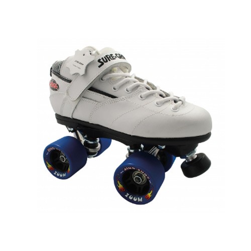 Sure Grip International Rebel Zoom Speed Roller Skates 2013, White, swatch