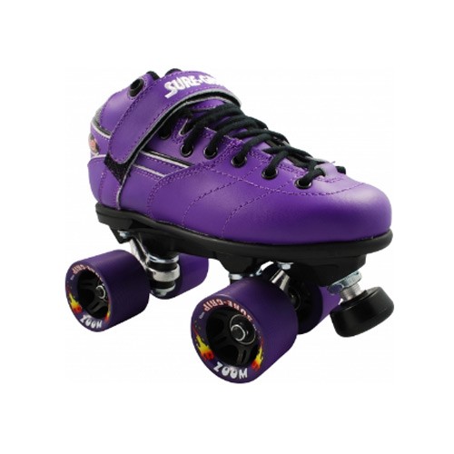 Sure Grip International Rebel Zoom Speed Roller Skates 2013, Purple, swatch