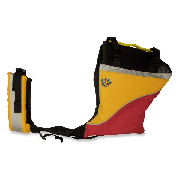MTI underDog Pet Life Jacket, Red-Mango, swatch