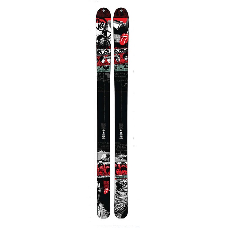 K2 Sidestash 50th Anniversary Rolling Stones Skis 2012