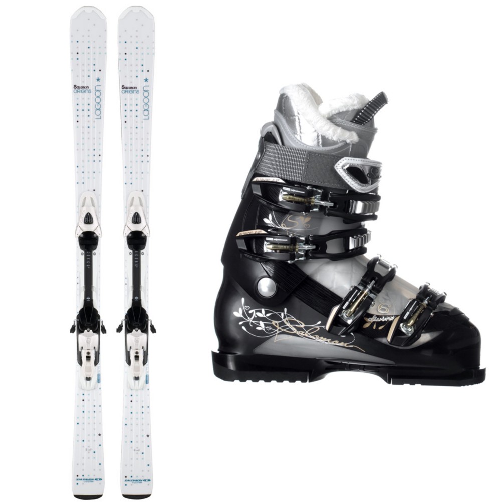 Salomon Origins Lagoon Womens Ski Package