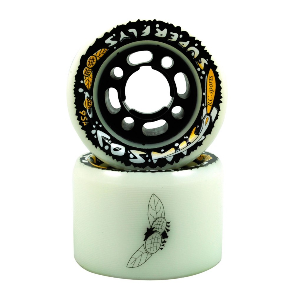 RC Cosmic Superfly Roller Skate Wheels 2013, White, swatch