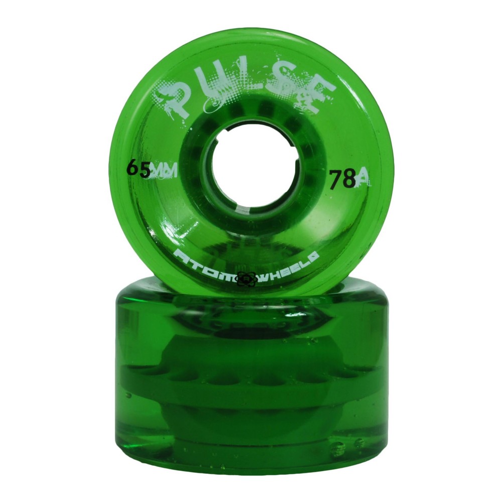 Atom Pulse Roller Skate Wheels 2013, Green, swatch