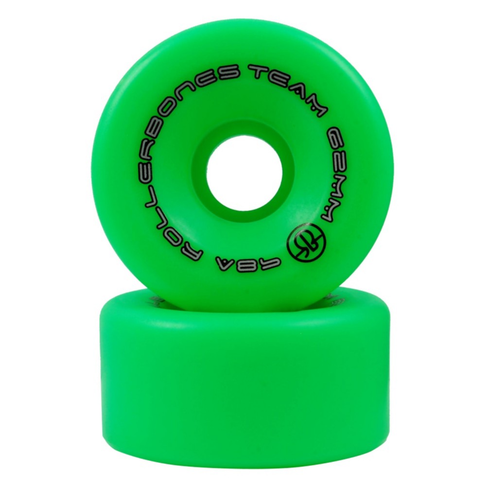 Rollerbones Bones Team Series Narrow Roller Skate Wheels 2013, Green, swatch