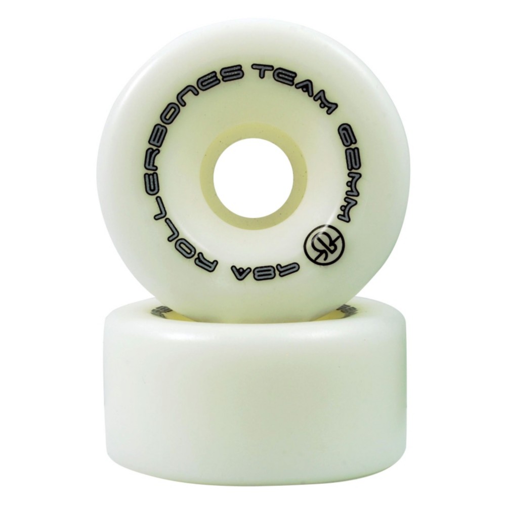 Rollerbones Bones Team Series Narrow Roller Skate Wheels 2013, White, swatch