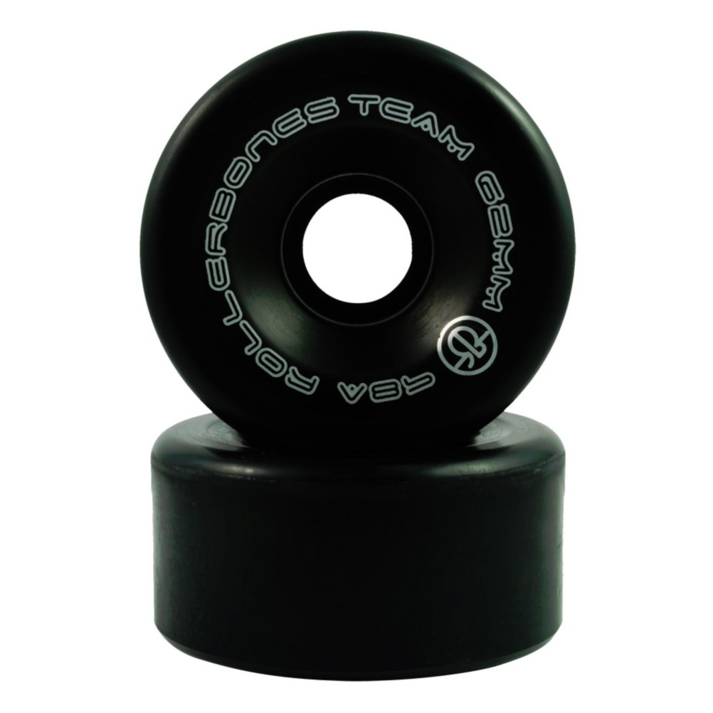 Rollerbones Bones Team Series Narrow Roller Skate Wheels 2013, Black, medium
