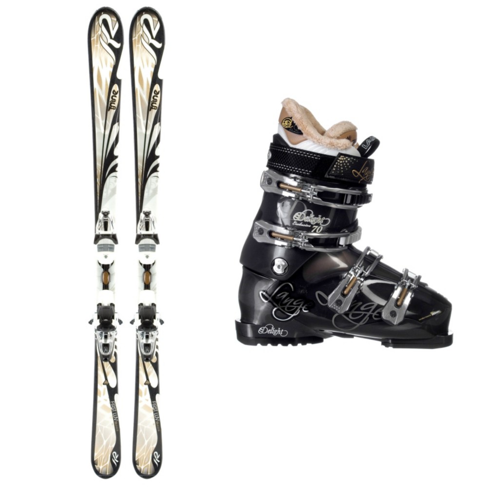 K2 T9 First Luv Womens Ski Package 2012