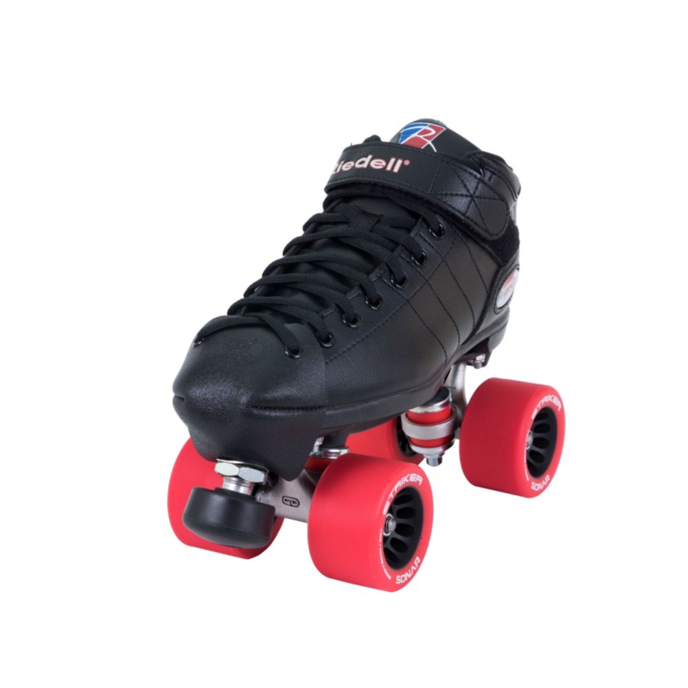 Riedell R3 Womens Derby Roller Skates, Black, medium