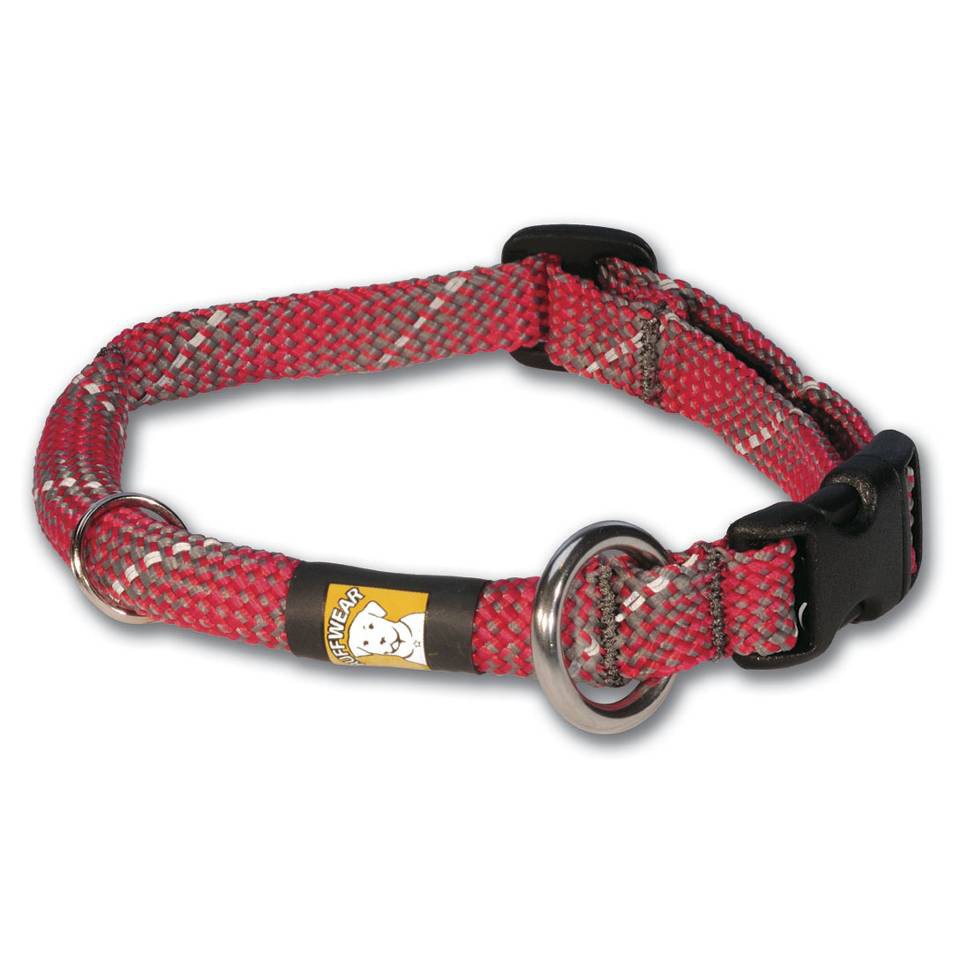 Ruff Wear Knot-A-Collar, Red Currant, medium