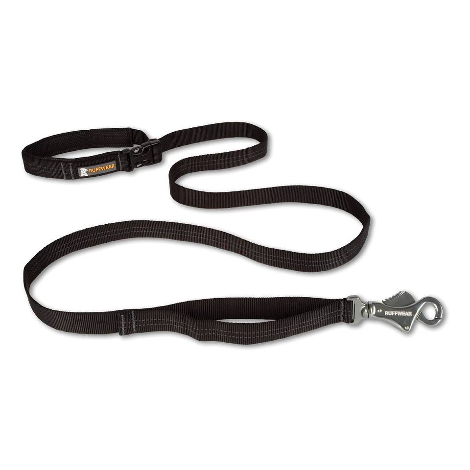 Ruff Wear Flat Out Dog Leash 2013, Obsidian Black, medium