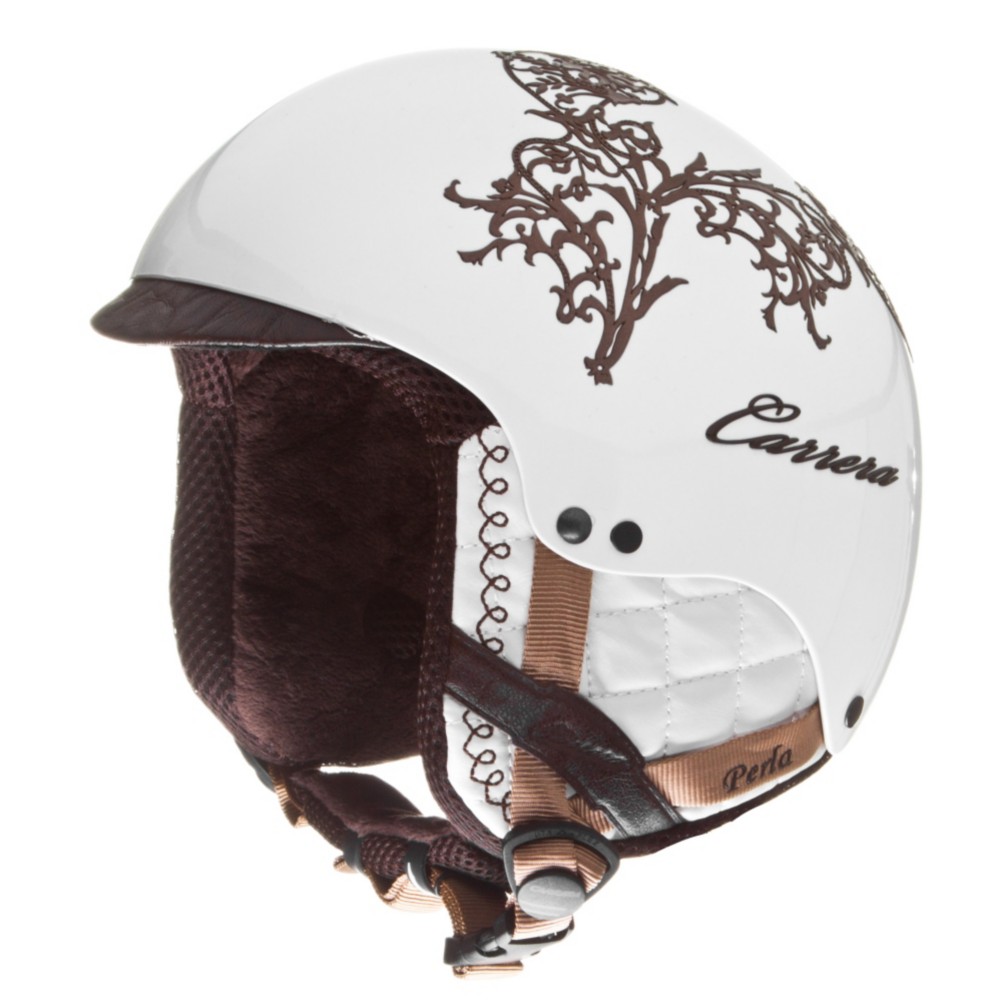 Carrera Perla 2.10 Womens Helmet, White Lace, swatch