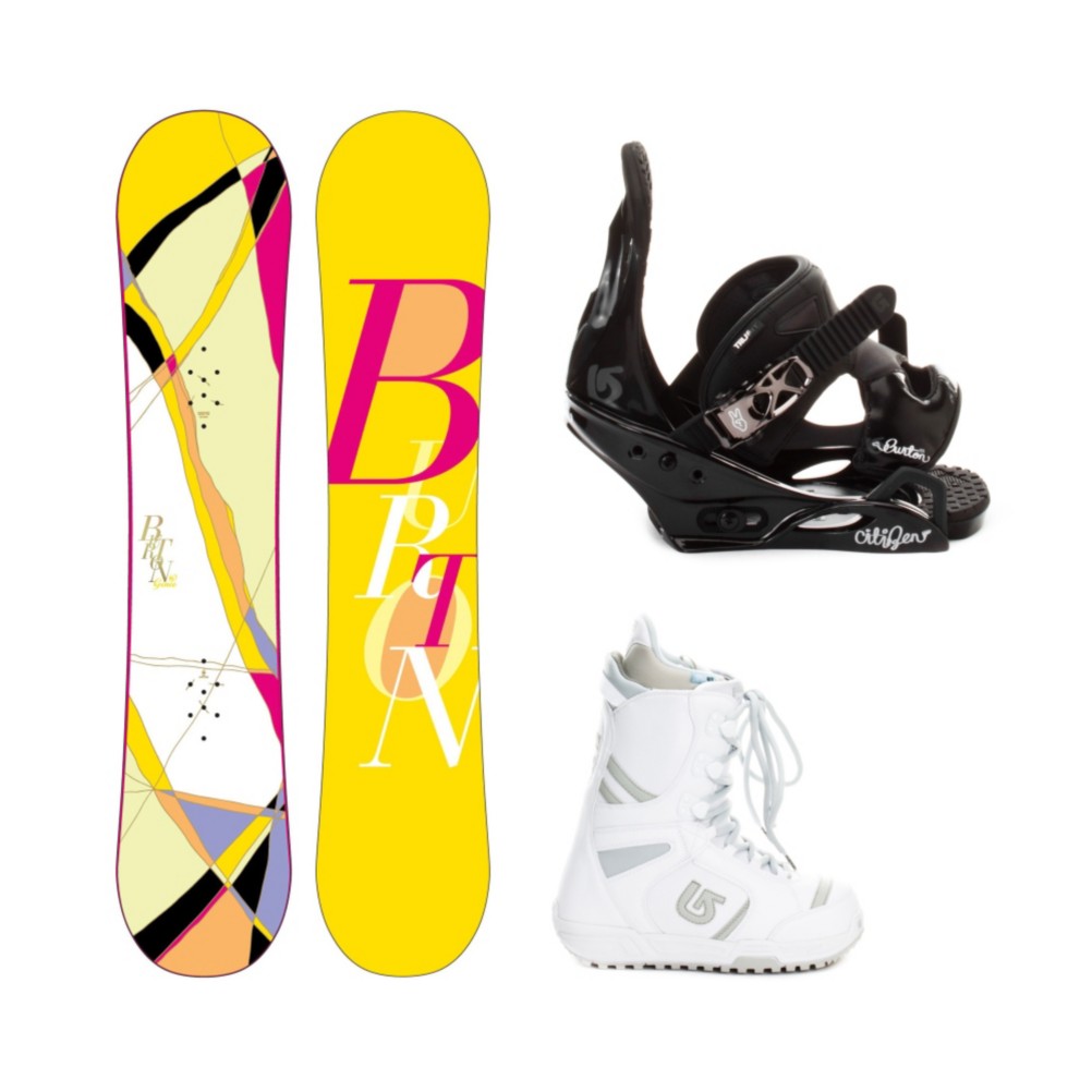 Burton Genie Snowboard Package
