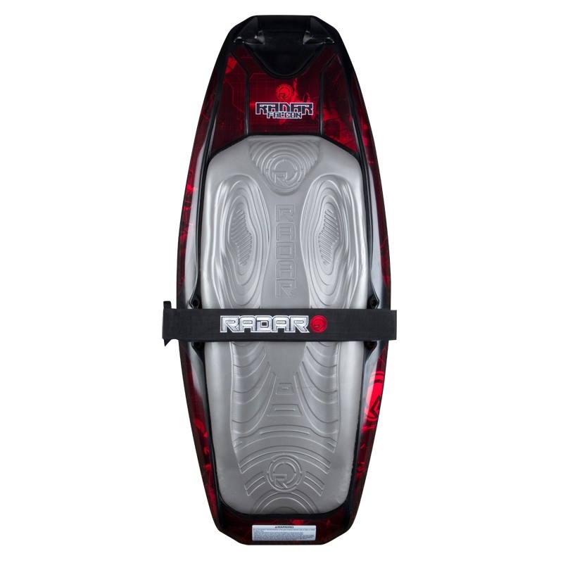Radar Skis The Falcon Kneeboard 2013, Jet Black-Rocket Red, medium
