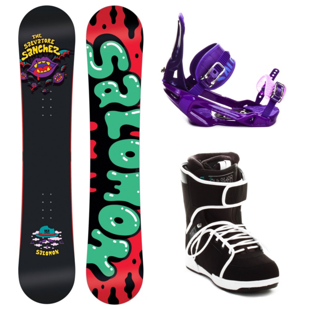 Salomon Salvatore Sanchez Mens Snowboard Package