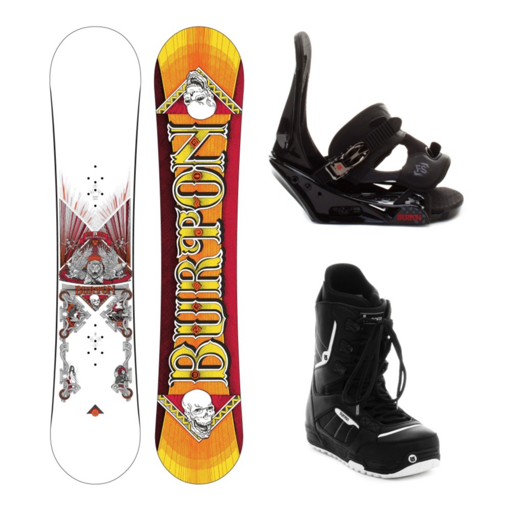 Burton TWC Standard Mens Snowboard Package