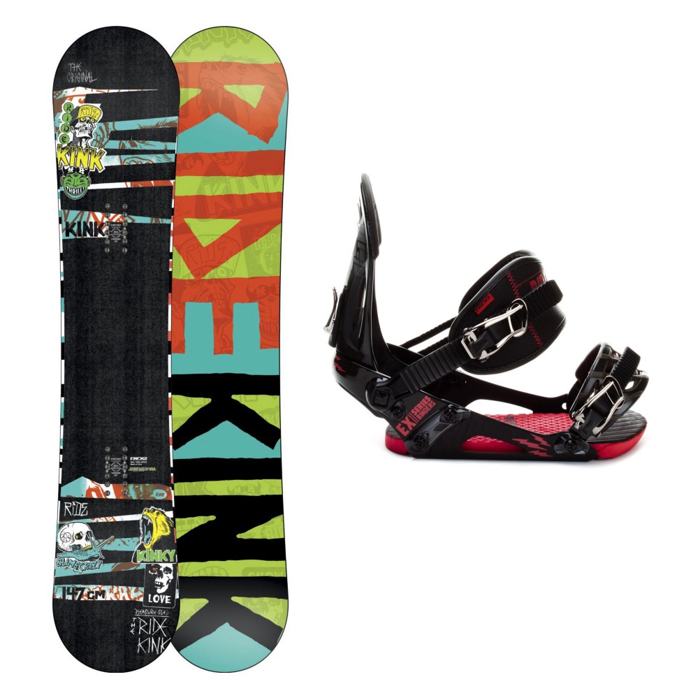 Ride Kink Mens Snowboard Package