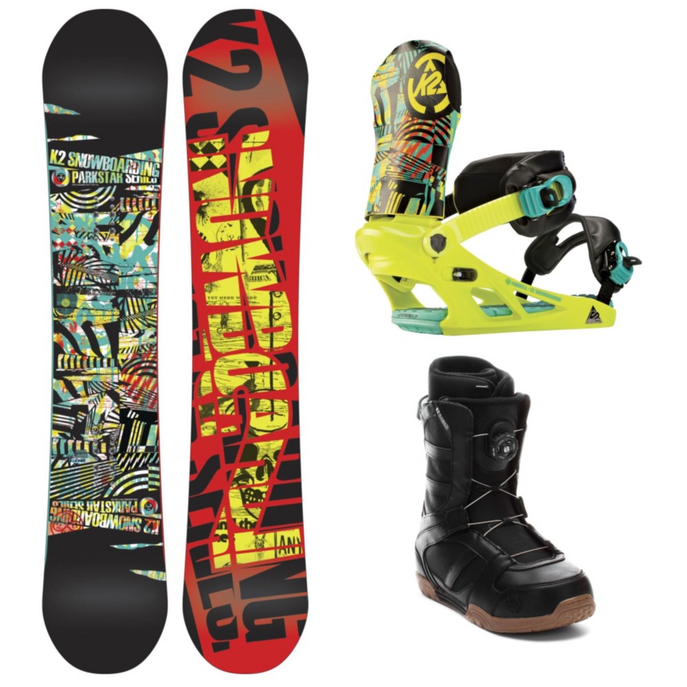 K2 Parkstar Mens Snowboard Package
