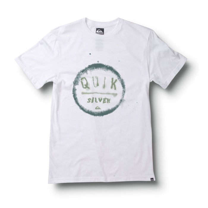 Quiksilver Victim T-Shirt, White, swatch