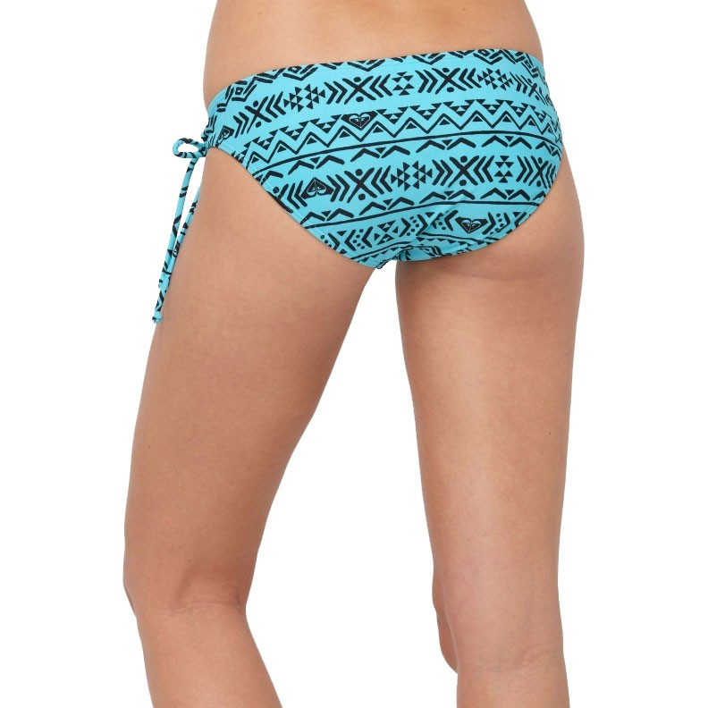 Roxy Abstract Tribal 70s Lowrider Tie Side Swimsuit Bottom 2012