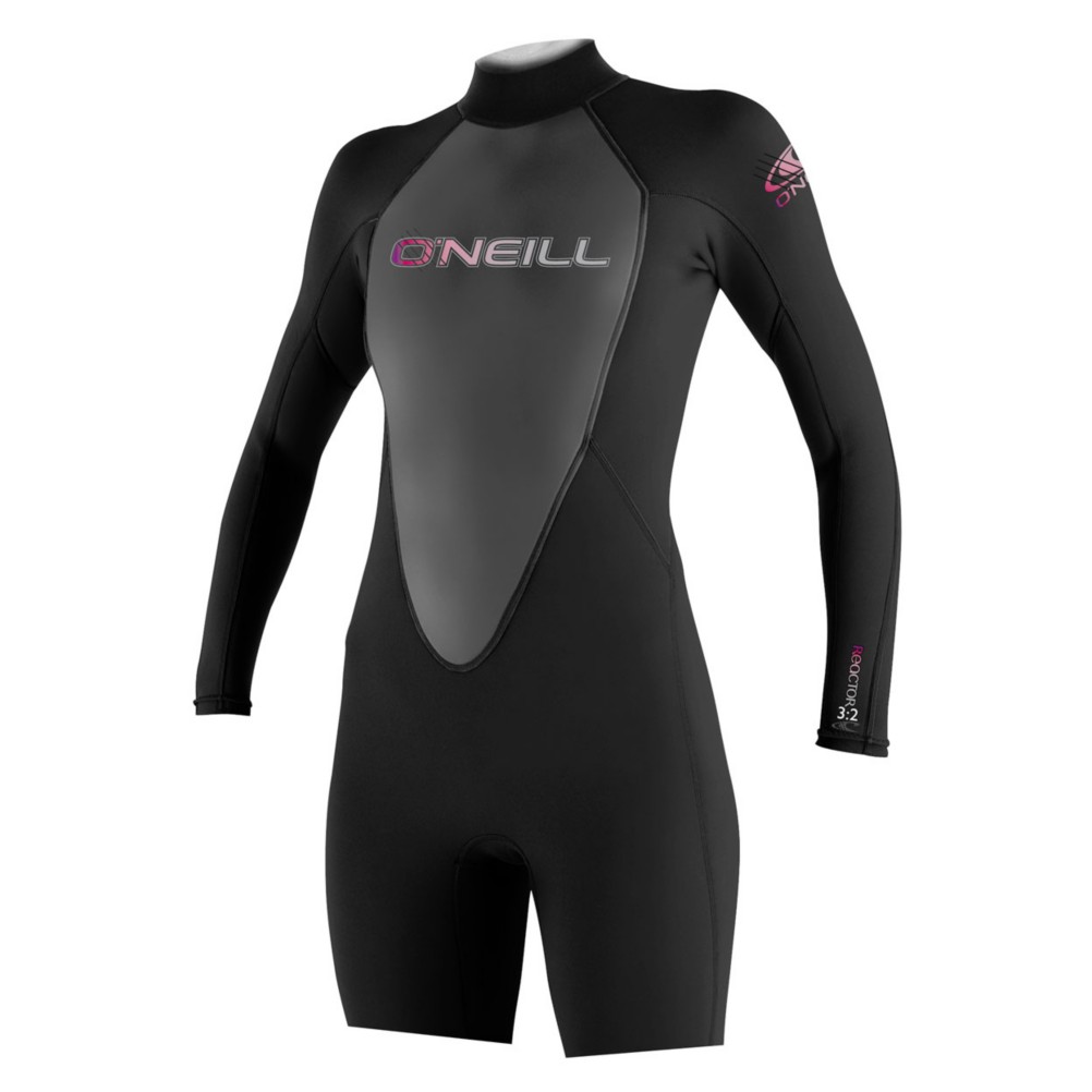 O'Neill Reactor Long Sleeve Spring Womens Shorty Wetsuit 2013, , medium