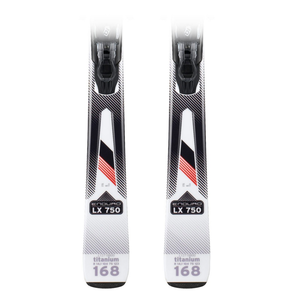 Salomon Enduro LX 750 Frank Skis with L10 B80 Frank Bindings 2012