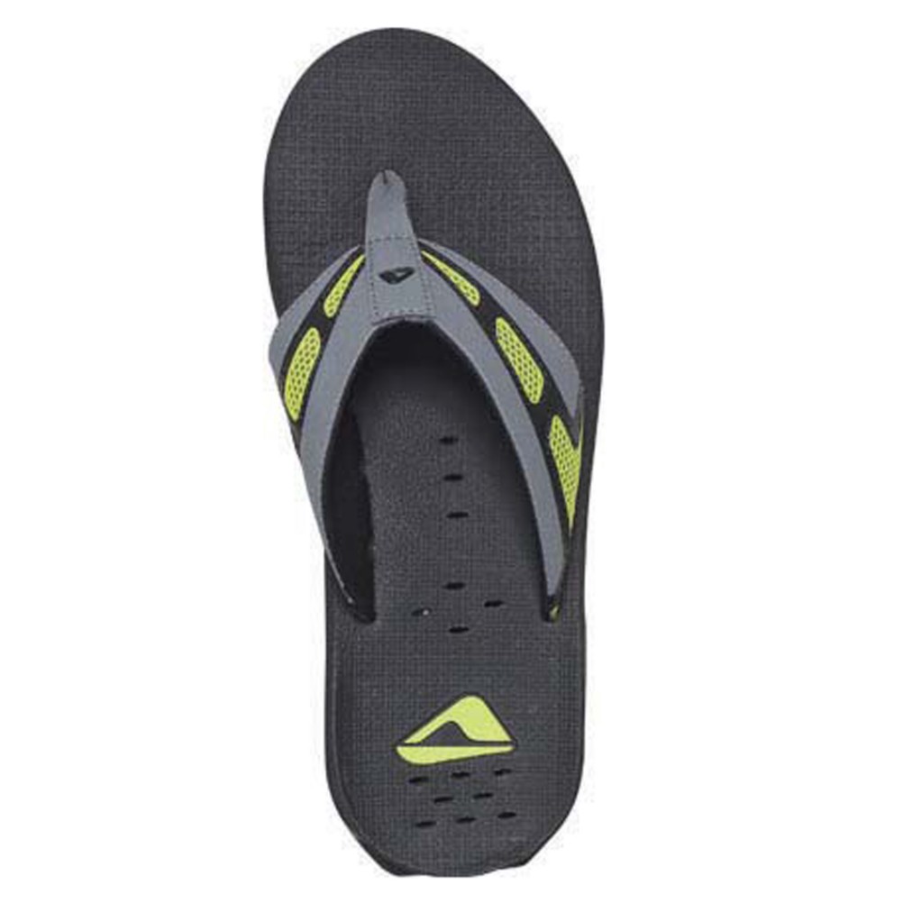 Reef X-S-1 Mens Mens Flip Flops, Black-Light Green, swatch