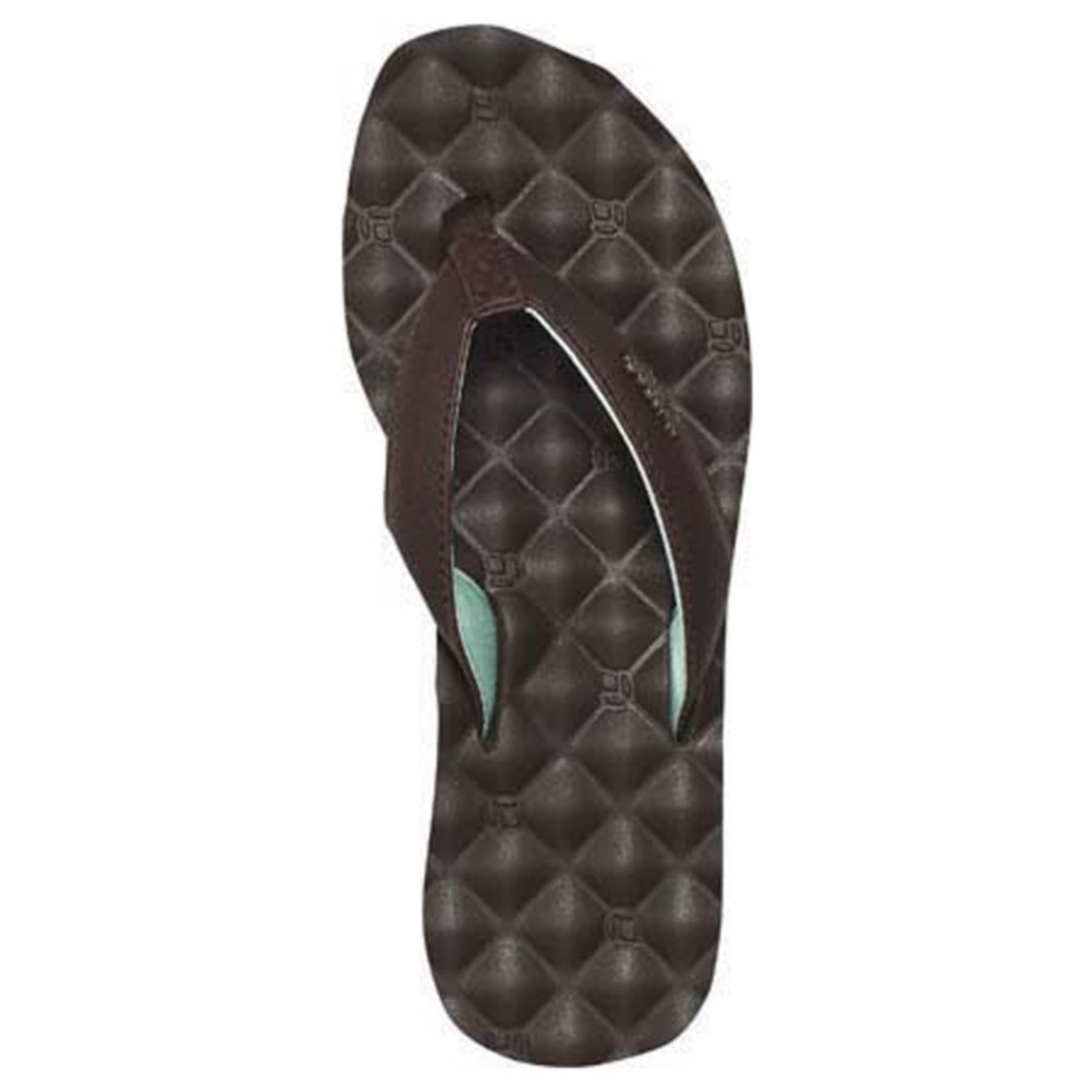 Reef Reef Dreams Womens Flip Flops, Brown-Brown-Mint, swatch