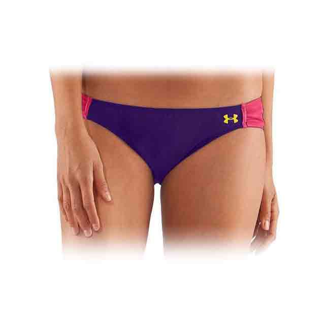 Under Armour Ultra Bikini Bathing Suit Bottoms, Grimmace-Perfection-Print, swatch