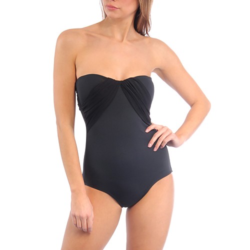 Jantzen Swim Essence One Piece Swimsuit, Black, swatch