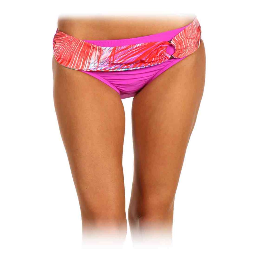 Athena West Indies Belted Pant Bathing Suit Bottoms, Multi, medium