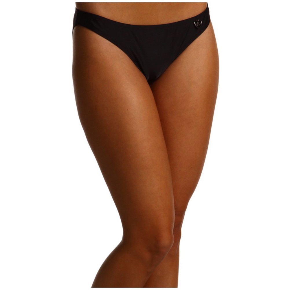 Body Glove Smoothies Bikini Bathing Suit Bottoms, Black, medium