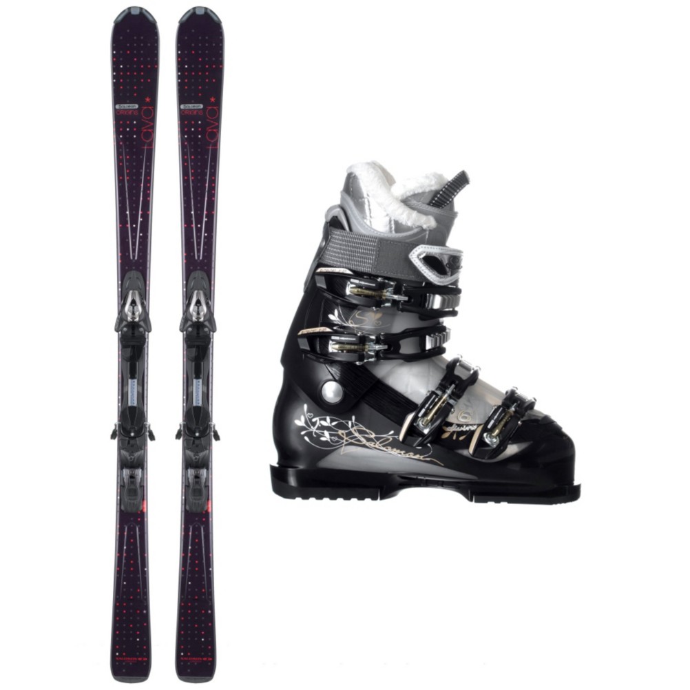 Salomon Origins Lava Womens Ski Package