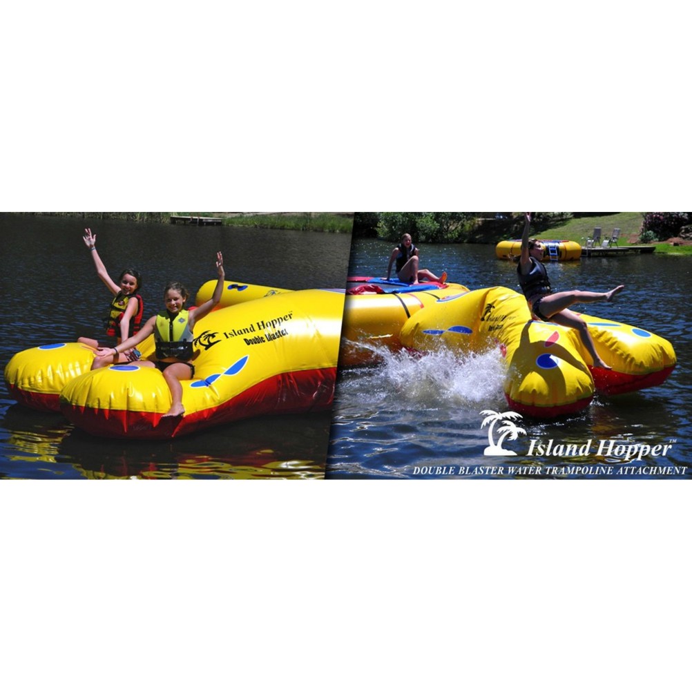 Island Hopper Double Blaster Water Trampoline Attachment, , medium