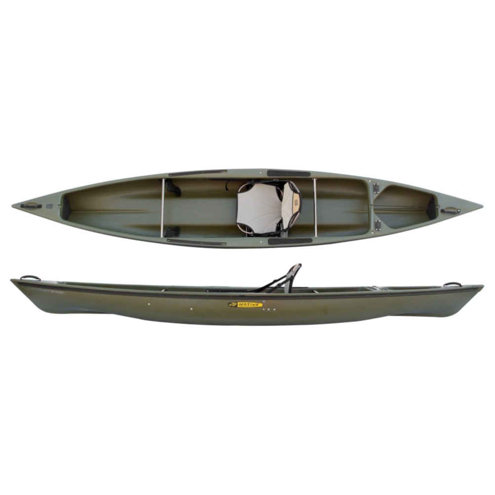 Native Watercraft Ultimate 14.5 Solo Angler Kayak 2013, Olive, swatch