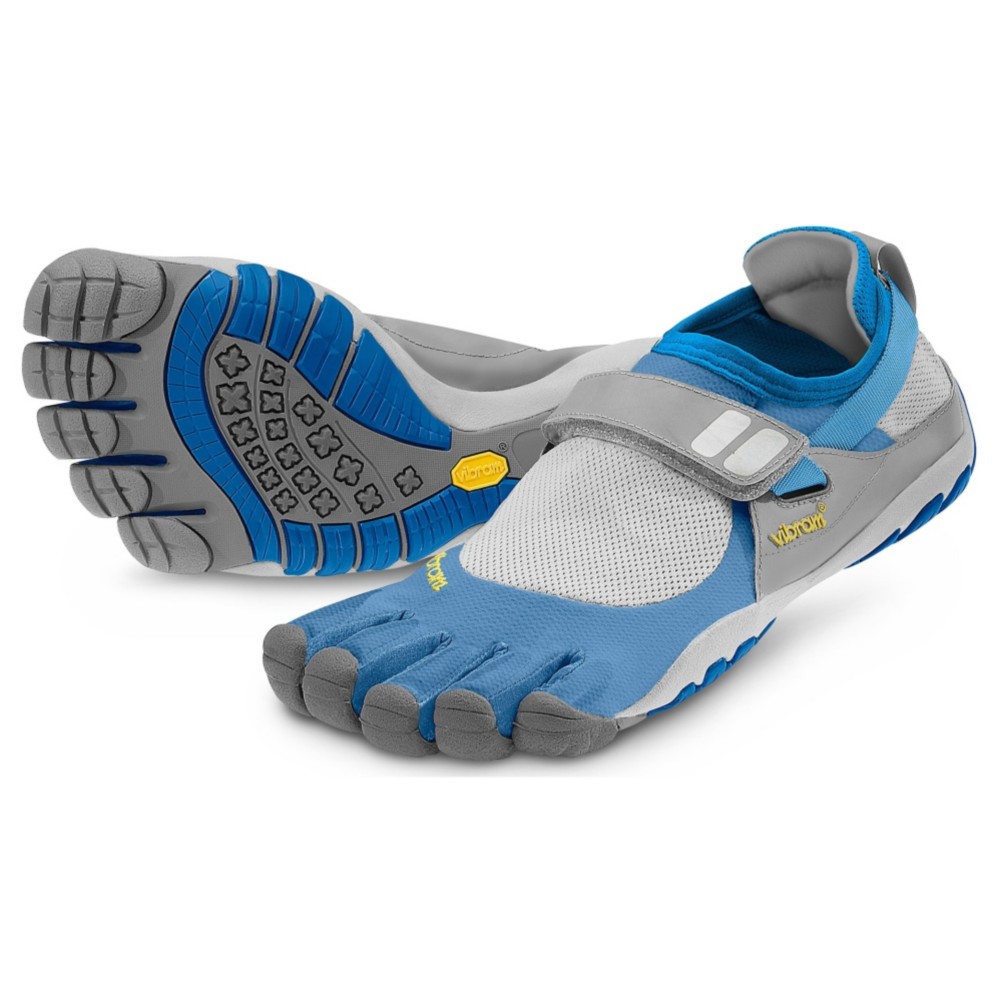 Vibram FiveFingers TrekSport Womens Athletic Shoes, Blue-Gray, medium