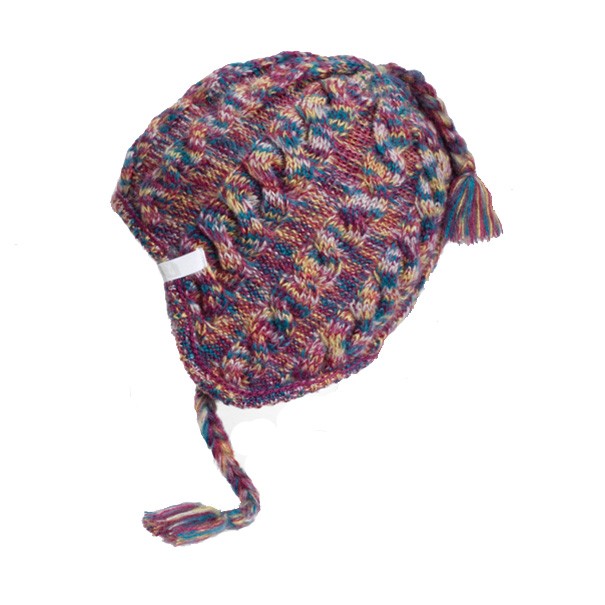 Orage Artic Beanie Womens Hat, Berry, medium