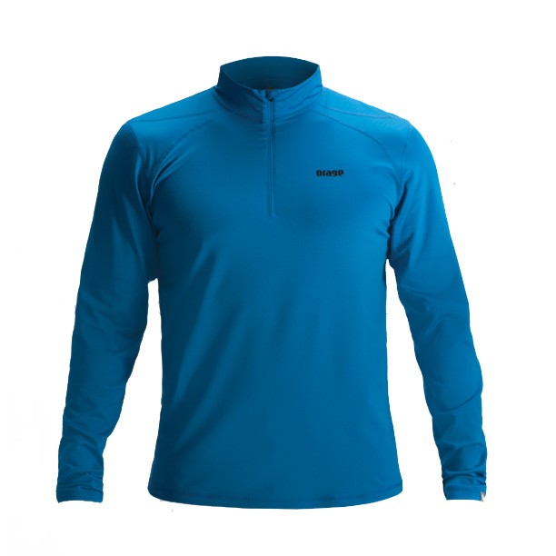 Orage Maikel Baselayer Mens Long Underwear Top, Blue, swatch