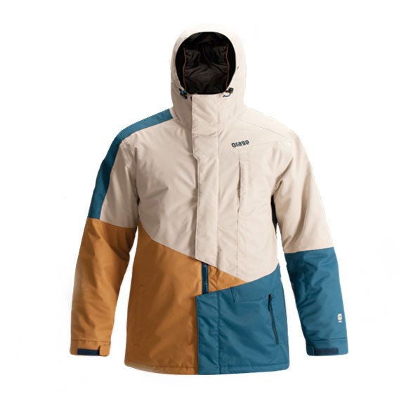 Orage Xavier Pro Mens Insulated Ski Jacket, Cement, swatch