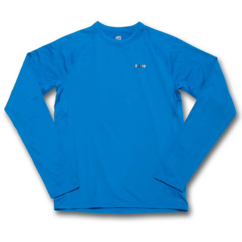 Orage Malik Baselayer Mens Long Underwear Top, Blue, medium