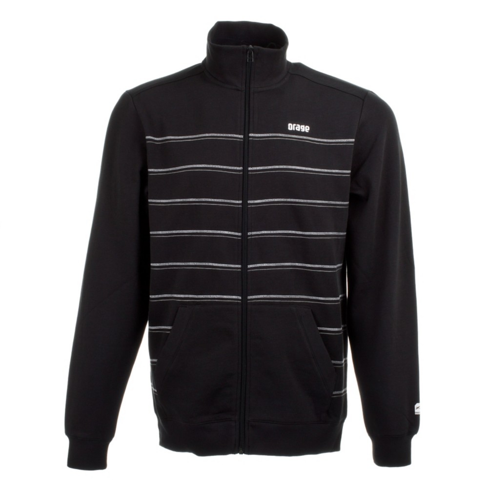Orage Montana Fleece Mens Jacket, Black, swatch