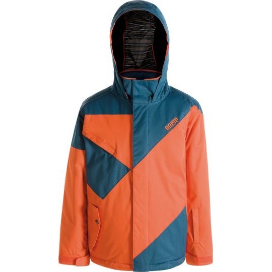 Orage Kaslo Boys Ski Jacket, Spice-Deep Sea, swatch