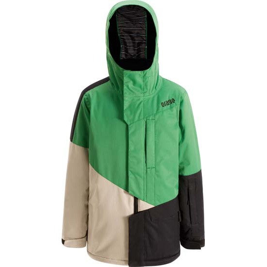 Orage Xavier Boys Ski Jacket, Green, swatch