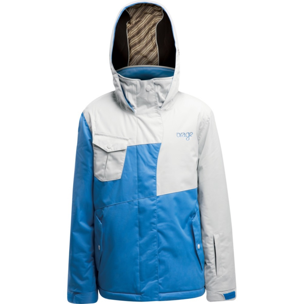 Orage Santa Ana Girls Ski Jacket, Liberty Blue, swatch