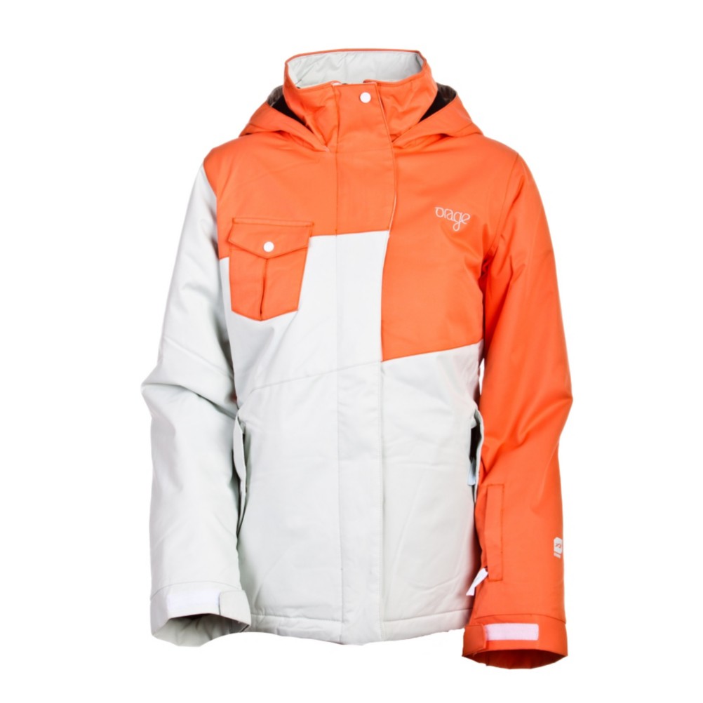 Orage Santa Ana Girls Ski Jacket, Clear Silver, swatch