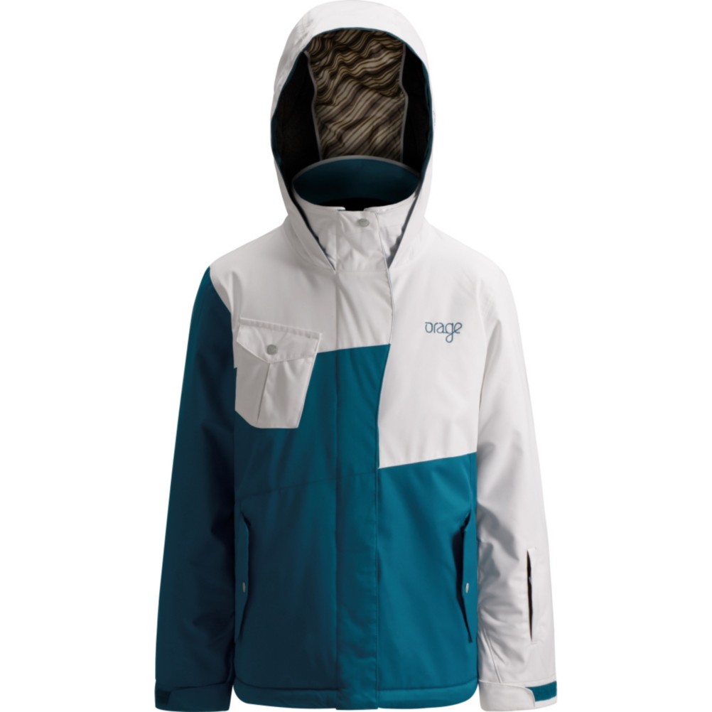 Orage Santa Ana Girls Ski Jacket, Lagoon, swatch