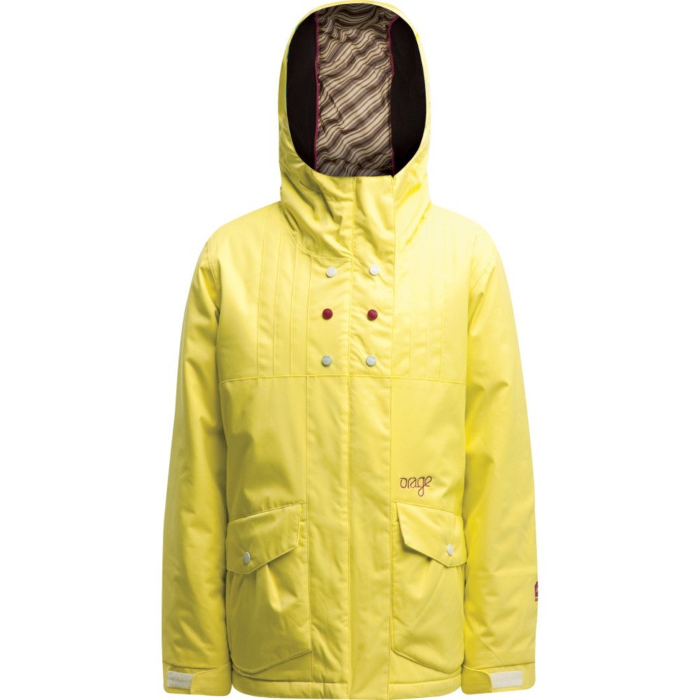 Orage Tina Girls Ski Jacket, Butter, medium