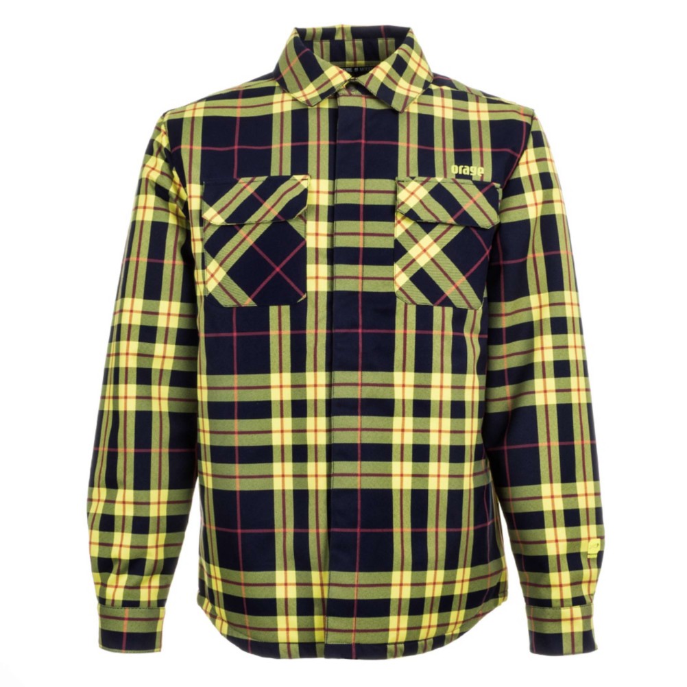 Orage Duncan Jacket Flannel, Plaid Navy, swatch