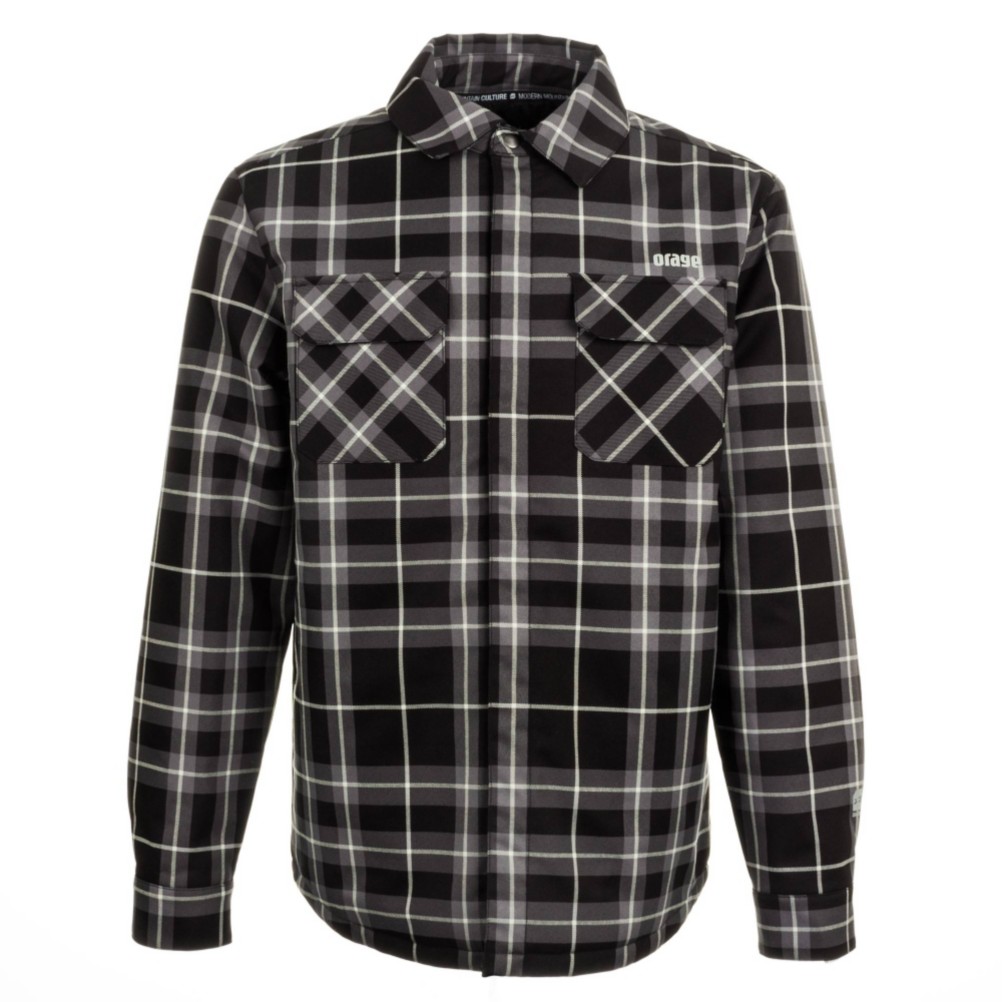Orage Duncan Jacket Flannel, Plaid Black, medium