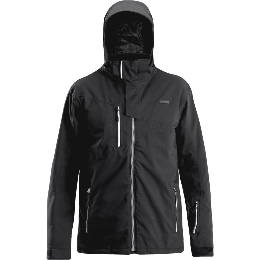 Orage Truckee Mens Insulated Ski Jacket, Black, swatch